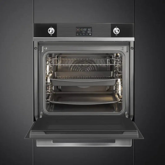 Smeg 60cm Built-In Electric Oven - Stainless Steel - SO6102TN