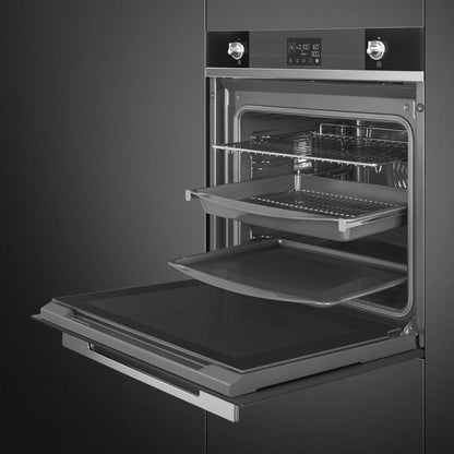 Smeg 60cm Built-In Electric Oven - Stainless Steel - SO6102TN