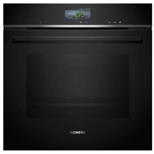 Siemens IQ700 60cm Electric Oven with Steam - Black - HS736G3B1