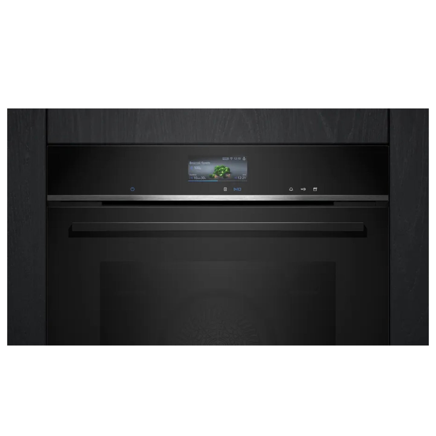 Siemens IQ700 60cm Electric Oven with Steam - Black - HS736G3B1