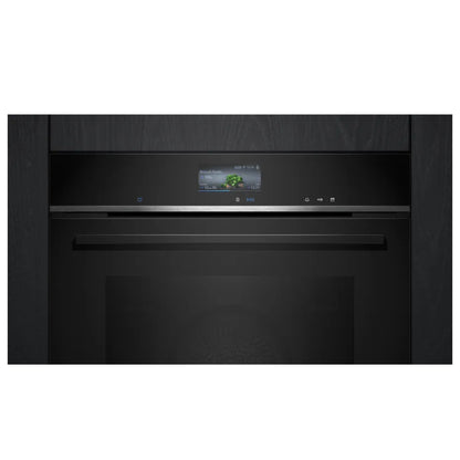 Siemens IQ700 60cm Electric Oven with Steam - Black - HS736G3B1