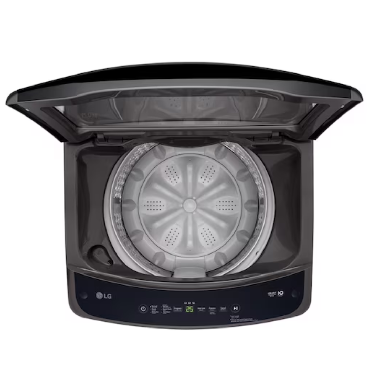 LG 17kg Top Loader Washing Machine - T17V1NDHT2C - BLACK