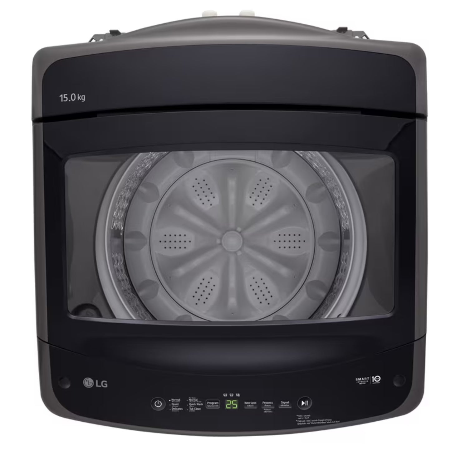 LG 18kg Top Loader Washing Machine - T18V1NDHT2 - Middle Black
