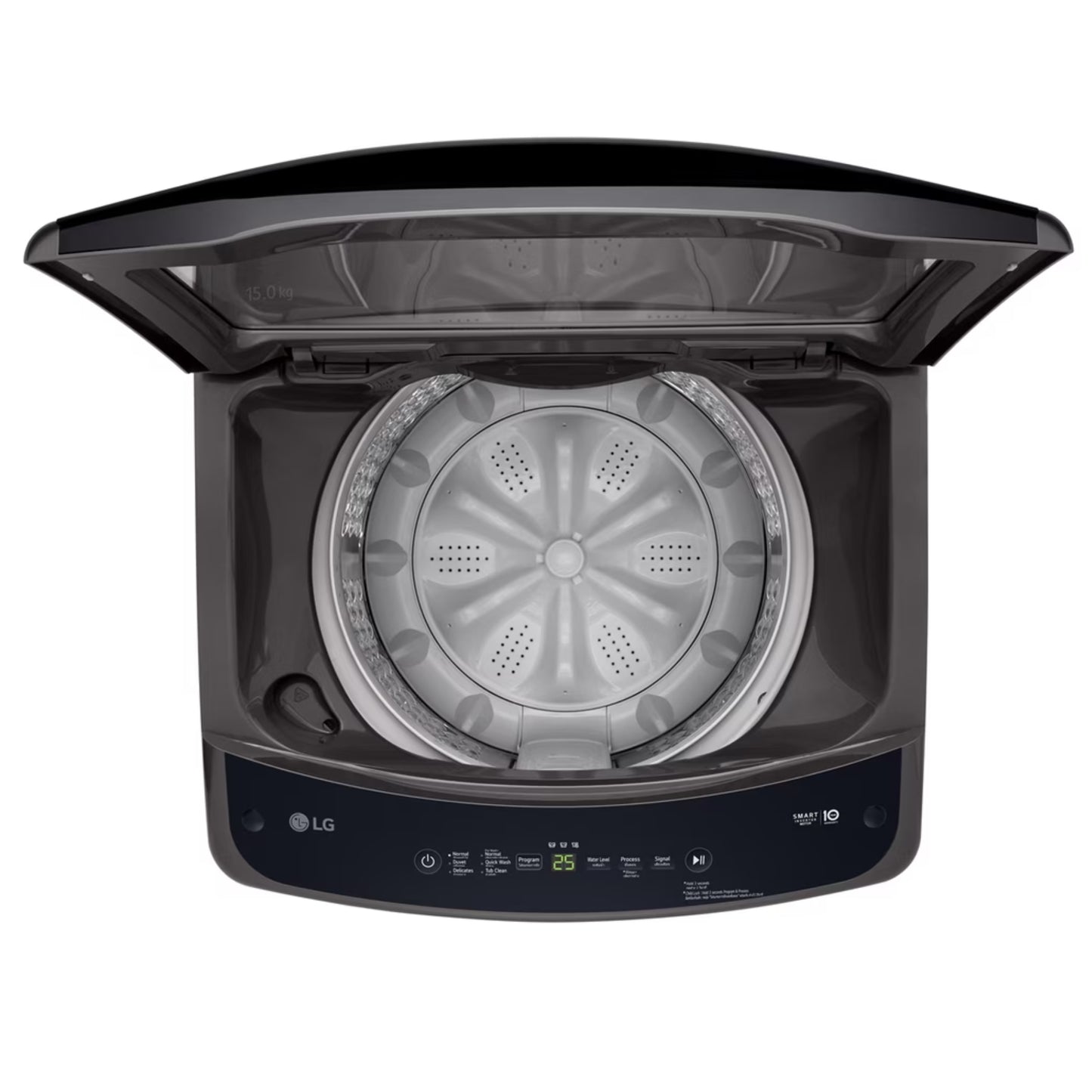 LG 18kg Top Loader Washing Machine - T18V1NDHT2 - Middle Black