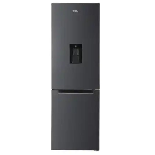 TCL 284L Combi Fridge/Freezer With Water Dispenser - GREY - P381BFGWD