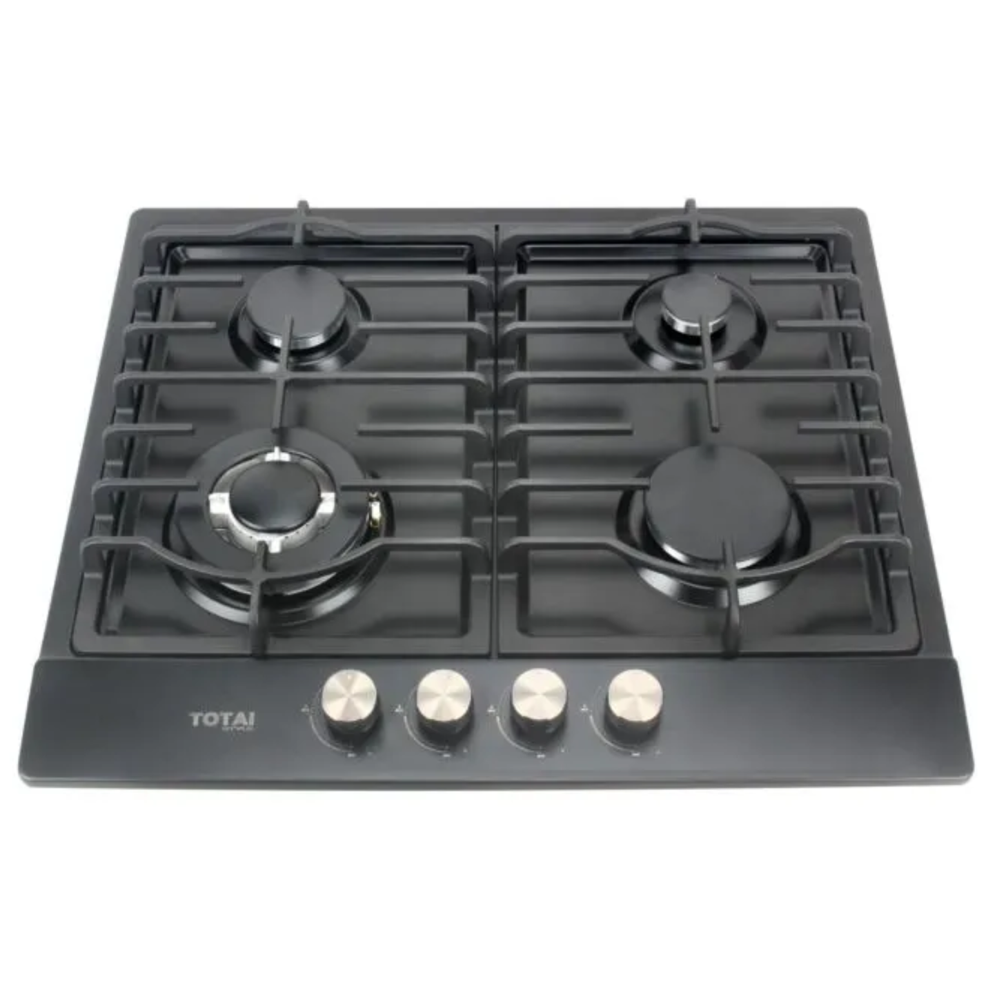 Totai 60cm 4 Burner Gas Hob - Black - 03/TS4BNR-B
