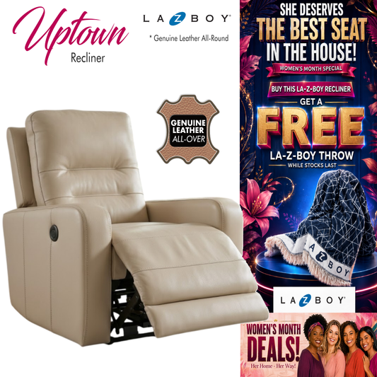 La-Z-Boy Uptown Recliner - Leather