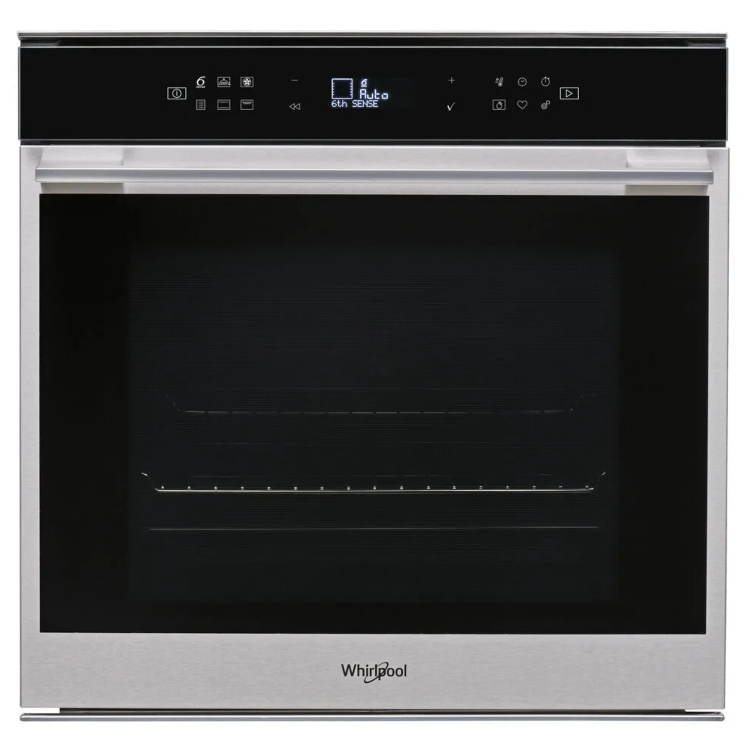 Whirlpool 60cm Electric Oven 6th Sense - Black - W7OM44BS1H