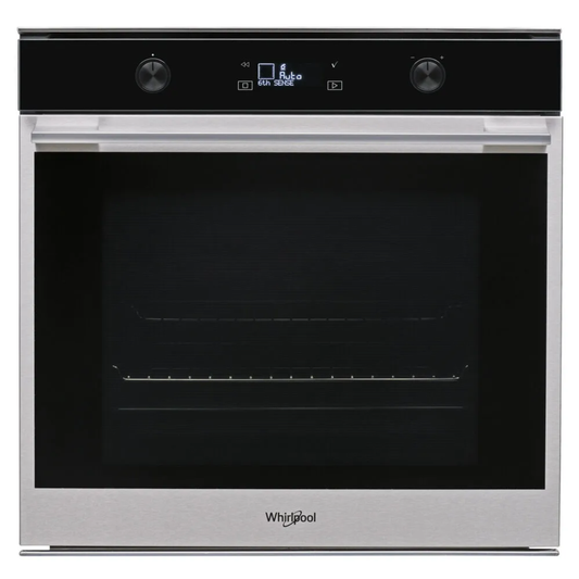 Whirlpool 60cm Electric Oven 6th Sense - Black - W7OM54H