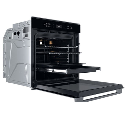 Whirlpool 60cm Electric Oven 6th Sense - Black - W7OM44BS1H