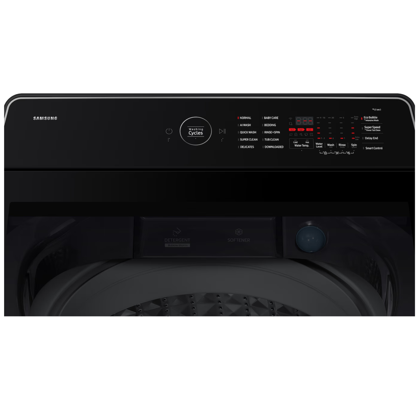 Samsung 17.5kg Top Loader Washing Machine - WA80F18S8CFA - CHARCOAL