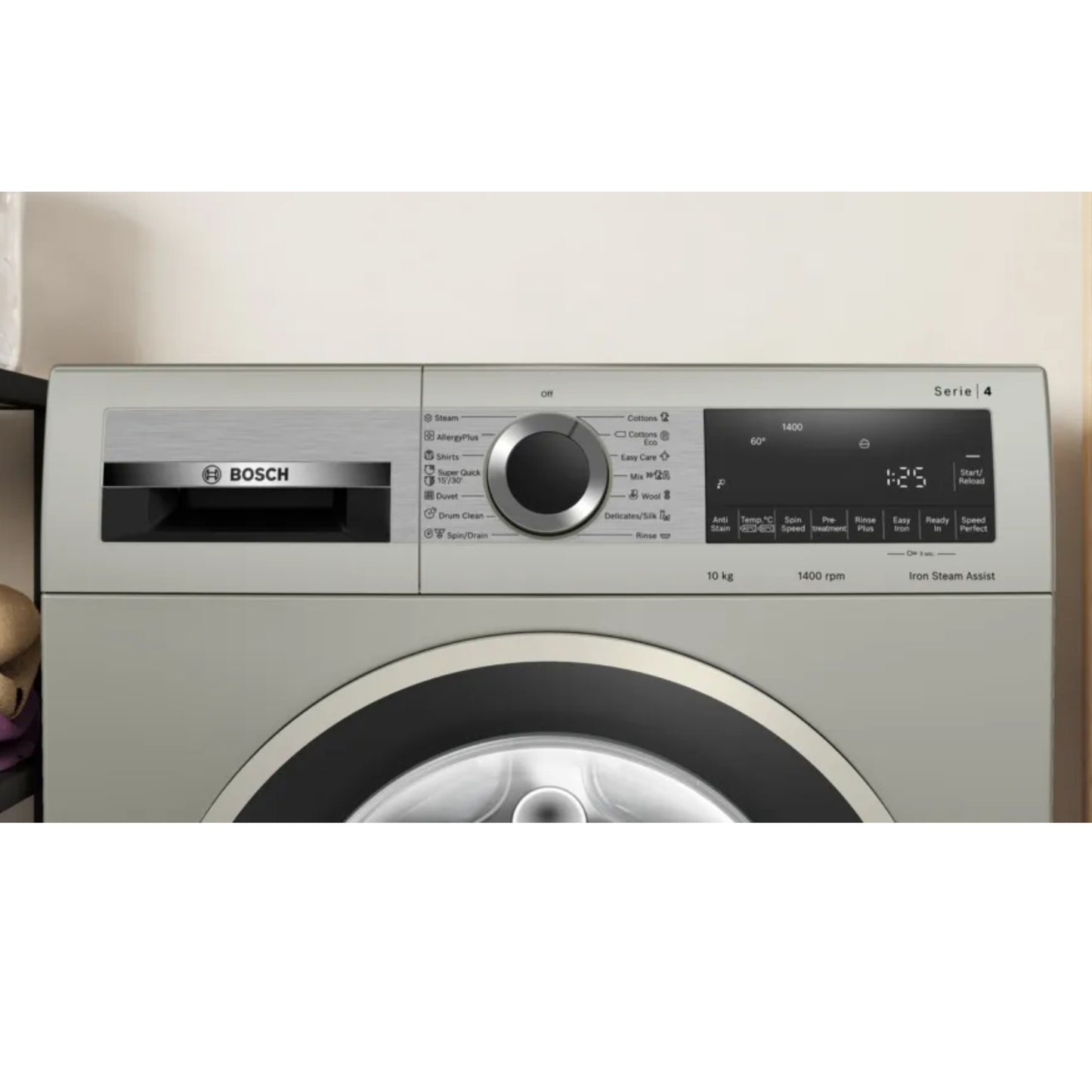 Bosch Serie 4 10kg Front Loader Washing Machine - WGA2540XZA - Inox