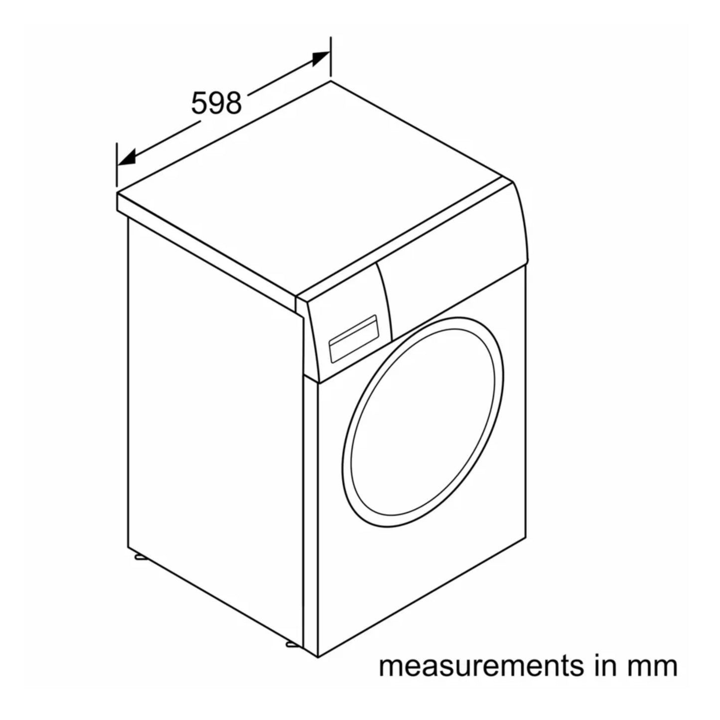 Bosch Serie 4 10kg Front Loader Washing Machine - WGA2540XZA - Inox