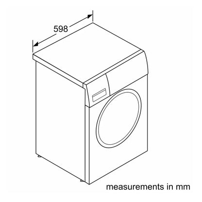 Bosch Serie 4 10kg Front Loader Washing Machine - WGA2540XZA - Inox