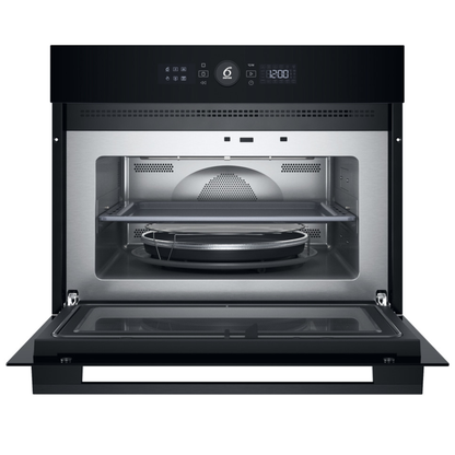 Whirlpool 60cm Built In Microwave Oven 6th Sense - Black - WMW57DMB