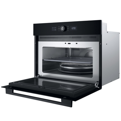 Whirlpool 60cm Built In Microwave Oven 6th Sense - Black - WMW57DMB