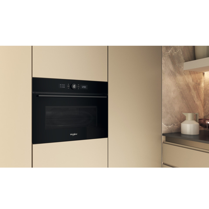 Whirlpool 60cm Built In Microwave Oven 6th Sense - Black - WMW57DMB