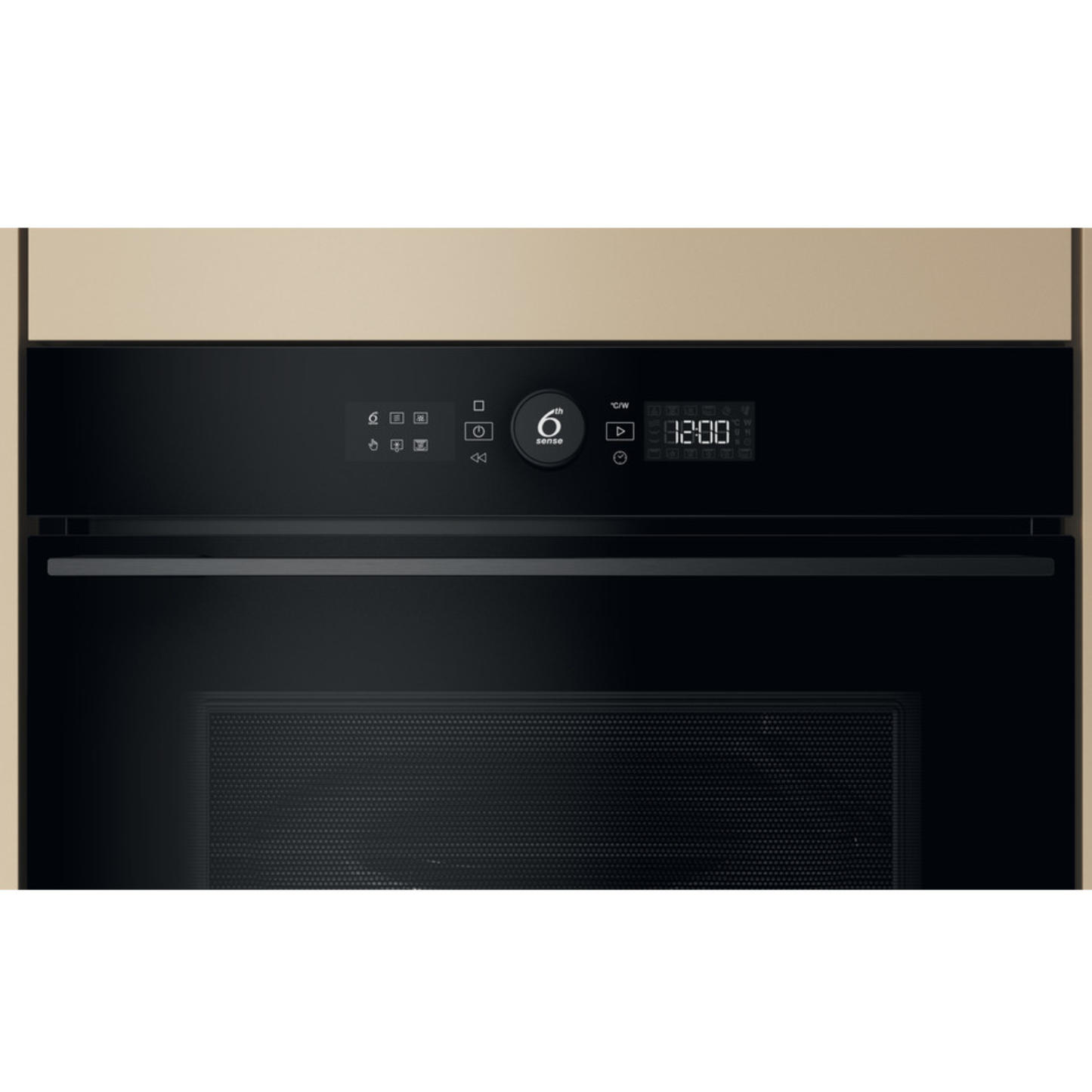 Whirlpool 60cm Built In Microwave Oven 6th Sense - Black - WMW57DMB