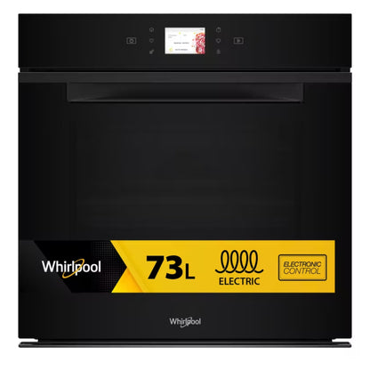 Whirlpool 60cm Built In Oven 6th Sense - Black - WOI118HT2SBA