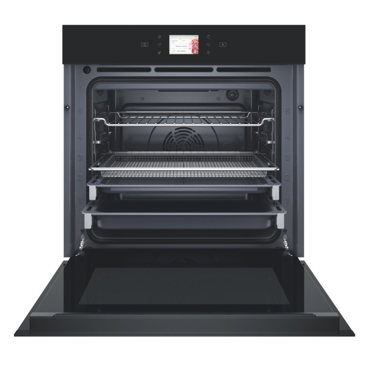 Whirlpool 60cm Built In Oven 6th Sense - Black - WOI118HT2SBA
