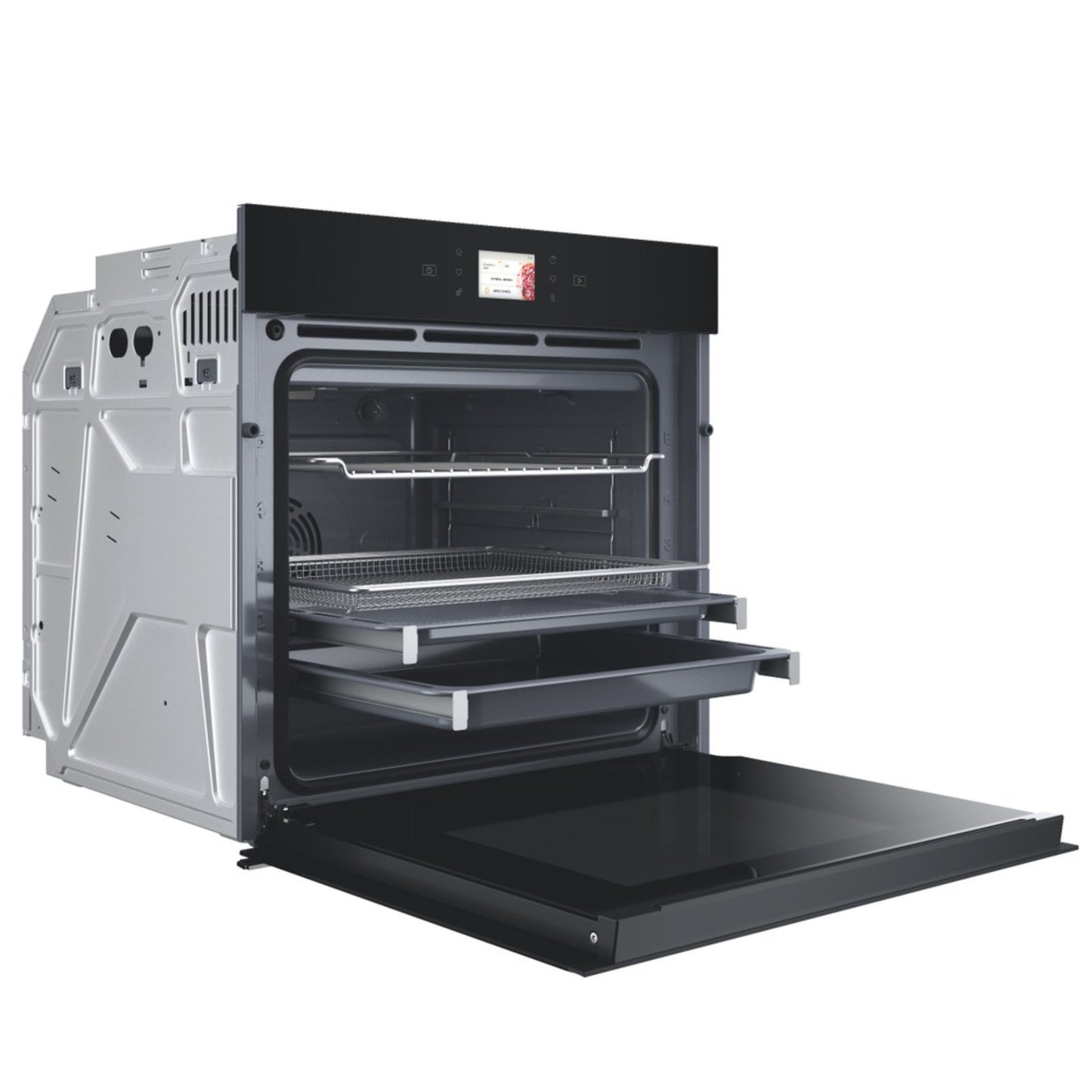 Whirlpool 60cm Built In Oven 6th Sense - Black - WOI118HT2SBA