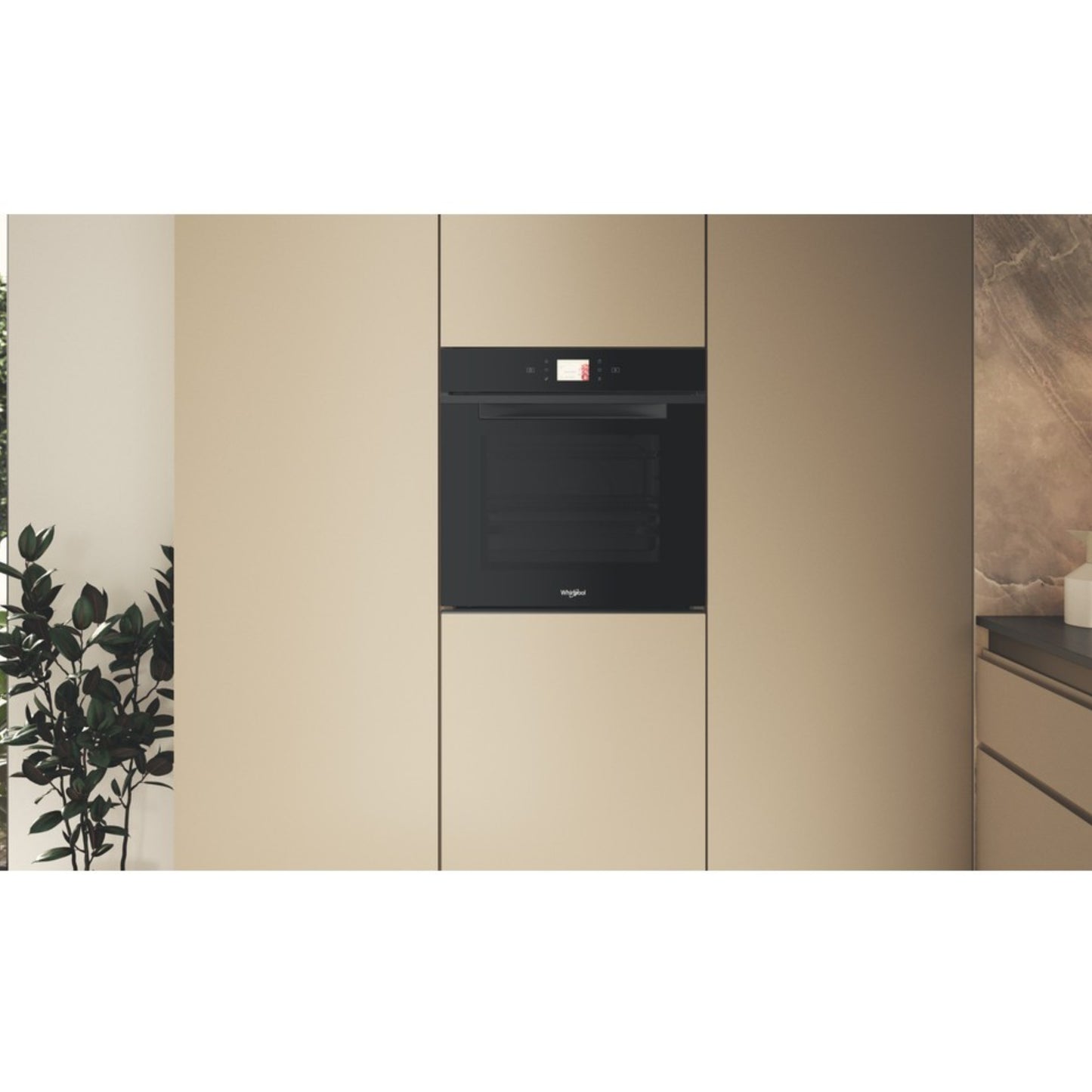 Whirlpool 60cm Built In Oven 6th Sense - Black - WOI118HT2SBA