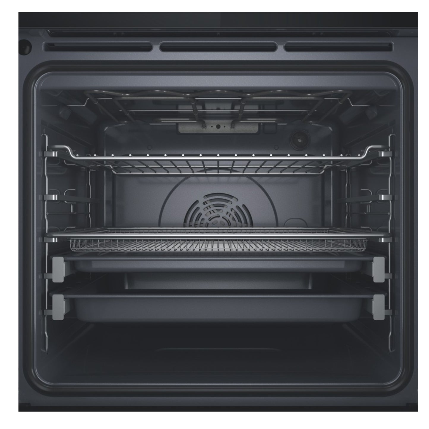 Whirlpool 60cm Built In Oven 6th Sense - Black - WOI118HT2SBA