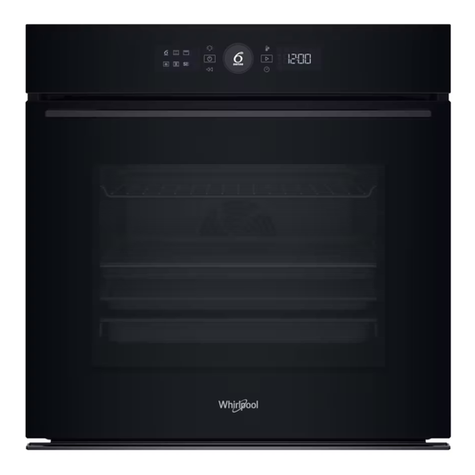 Whirlpool 60cm Built In Oven 6th Sense - Black - WOI5S8HM1SBA