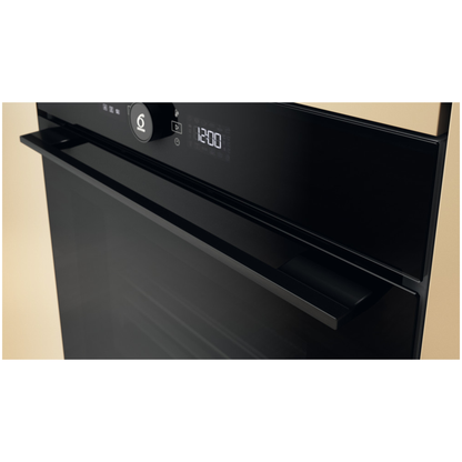 Whirlpool 60cm Built In Oven 6th Sense - Black - WOI5S8HM1SBA