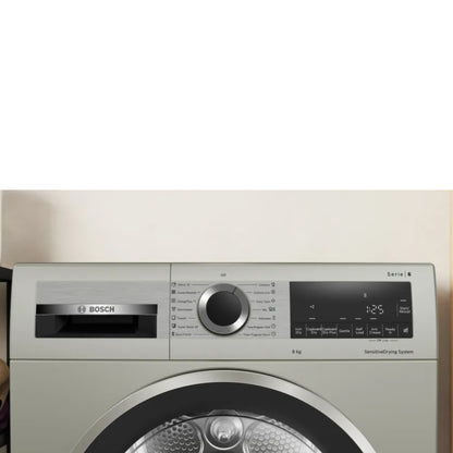Bosch Series 6 8kg Condenser Tumble - Inox Silver - WPG1410XZA