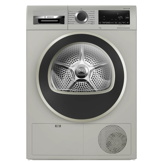 Bosch Series 6 9kg Condenser Tumble - Inox Silver - WPG1411XZA