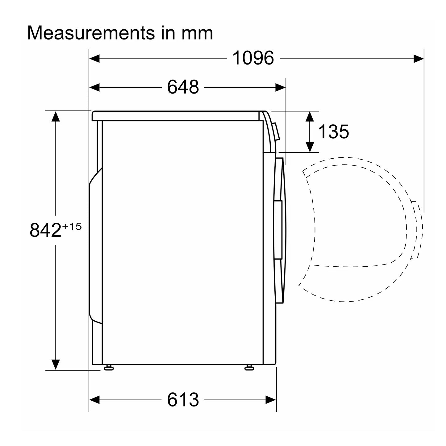 Bosch Series 6 9kg Condenser Tumble - Inox Silver - WPG1411XZA