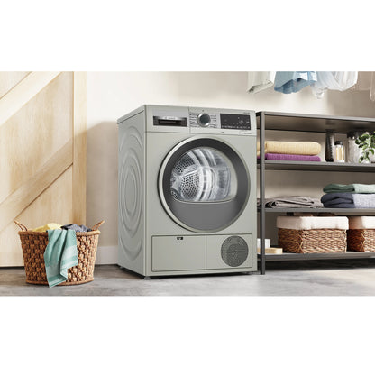 Bosch Series 6 9kg Condenser Tumble - Inox Silver - WPG1411XZA