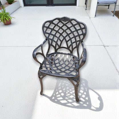 King Diamond Large Arm Chair - Cast Iron