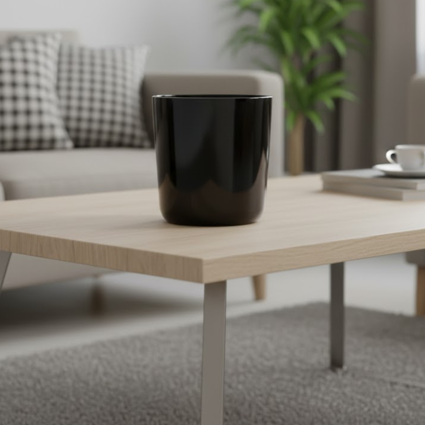 Small Cylinder Vase - Black - YUX69U1