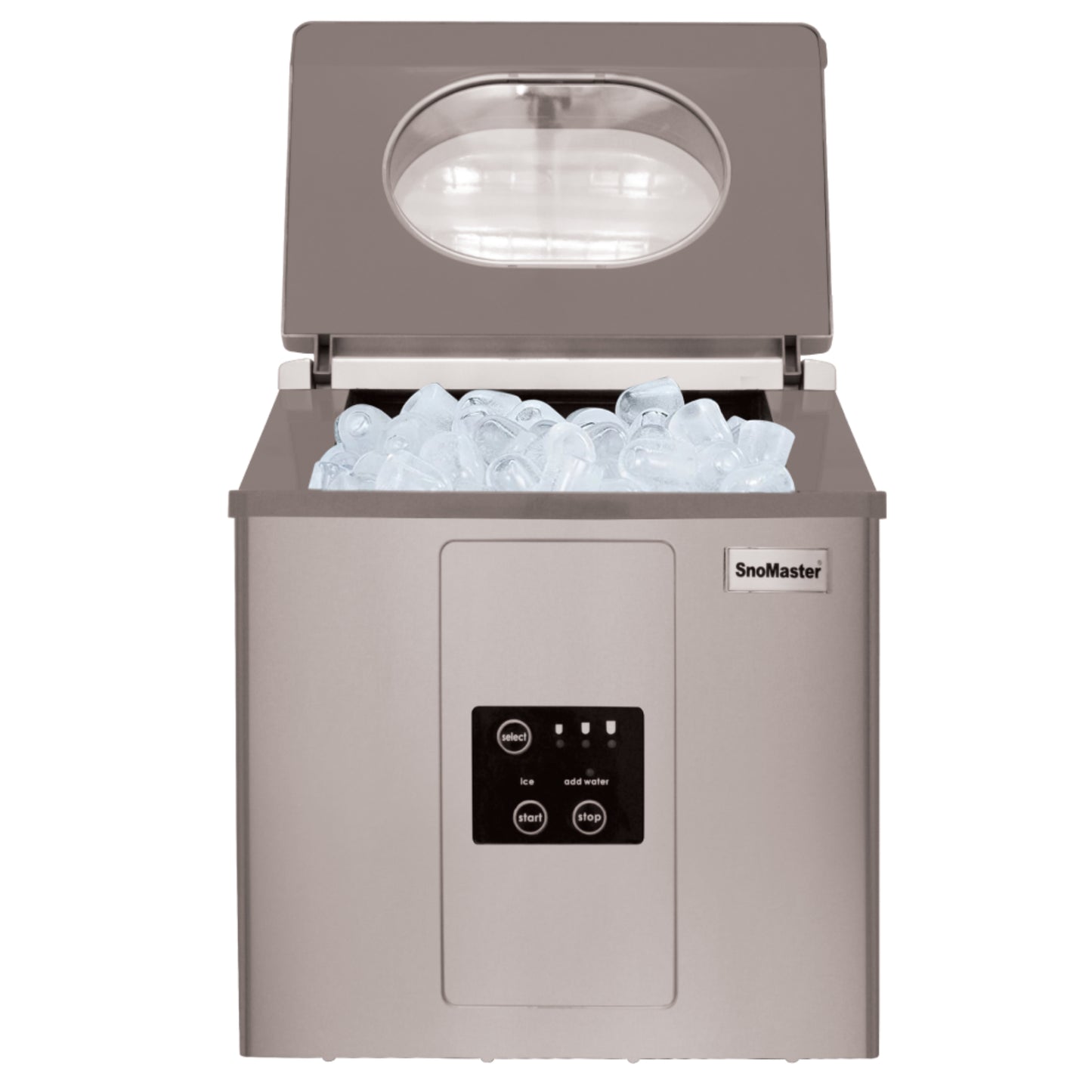 SnoMaster 15kg Counter-Top Ice Maker - ZBC-15 - Stainless Steel
