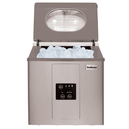 SnoMaster 15kg Counter-Top Ice Maker - ZBC-15 - Stainless Steel