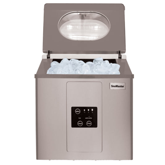 SnoMaster 15kg Counter-Top Ice Maker - ZBC-15 - Stainless Steel