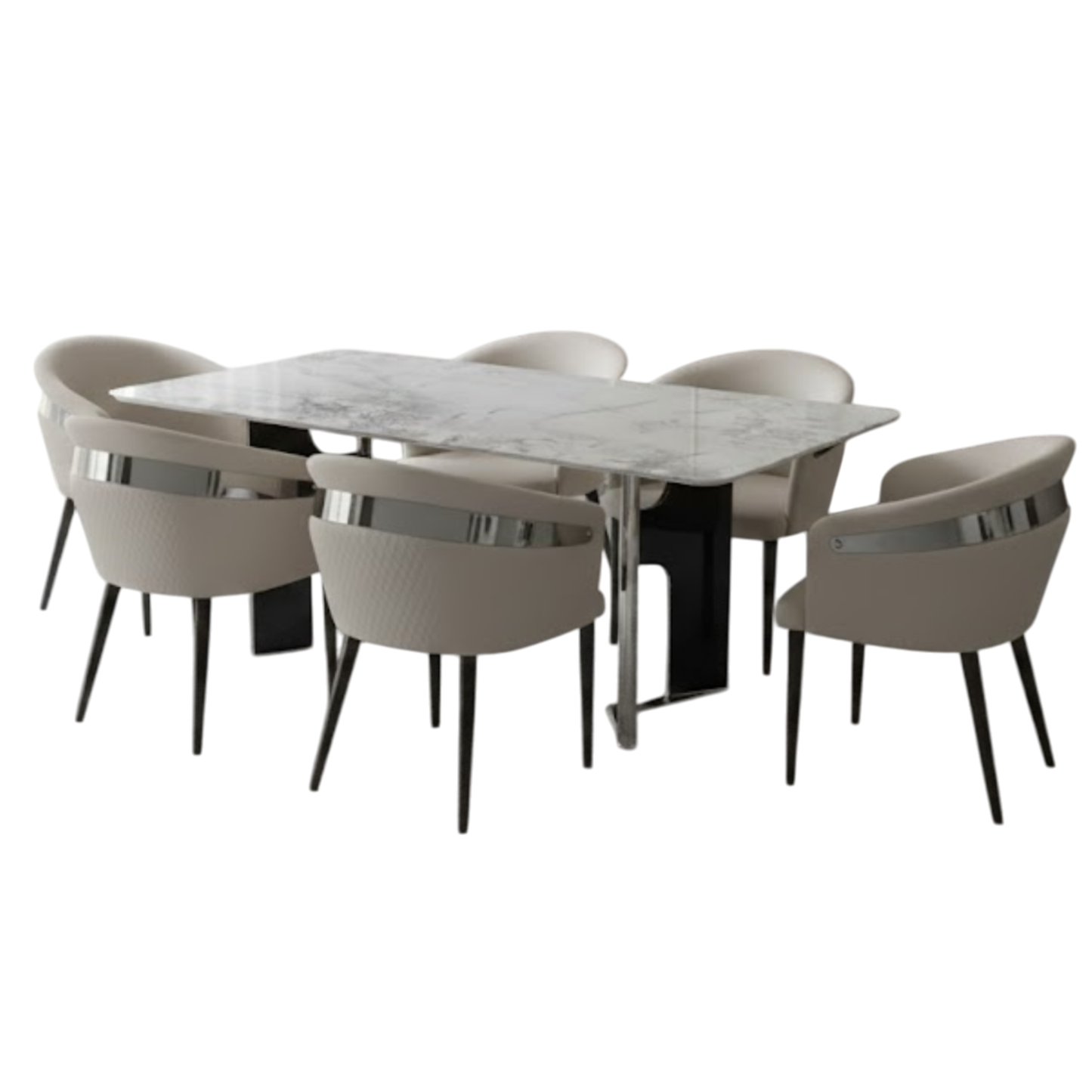 Akari 7 Piece Dining Room Suite
