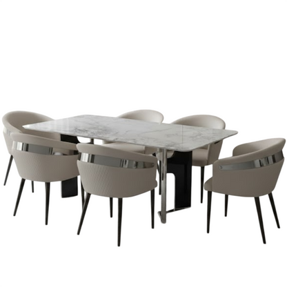 Akari 7 Piece Dining Room Suite