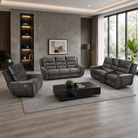 Ambassador 3.2.1 1 Motion Lounge Suite With Console - Fabric