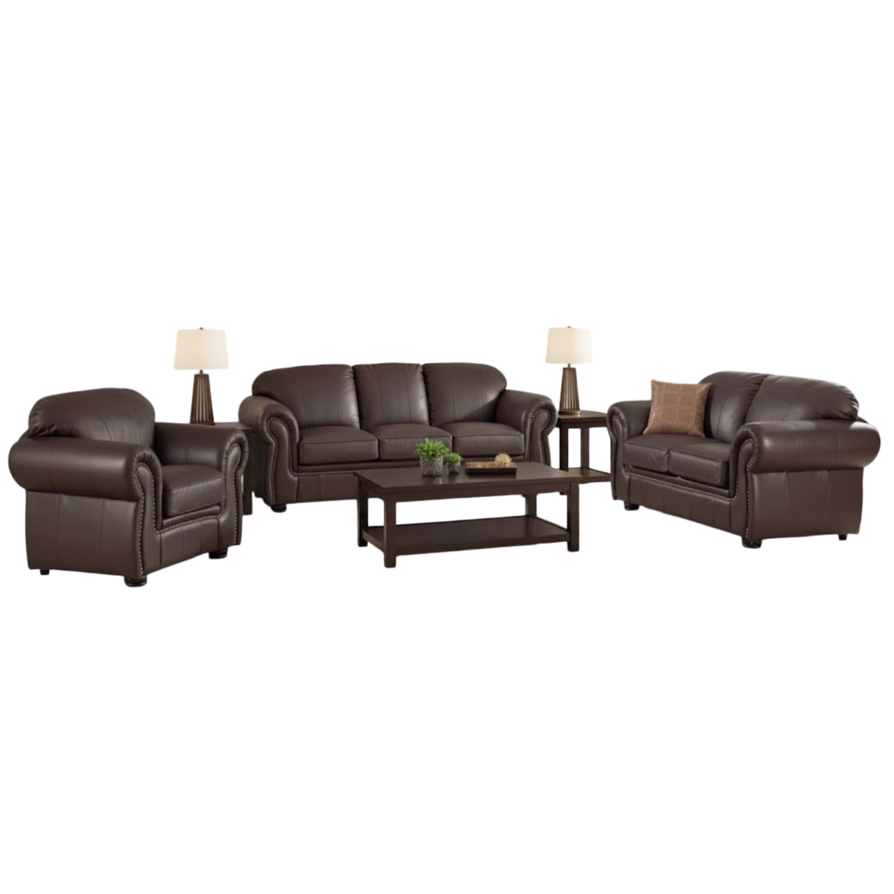 Alpine Asara 3.2.1 Lounge Suite - Genuine Leather