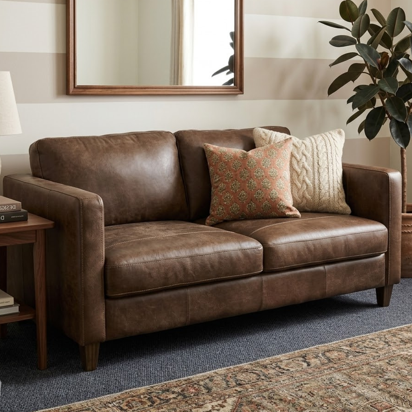 Ashton 2.5Div Leather Couch