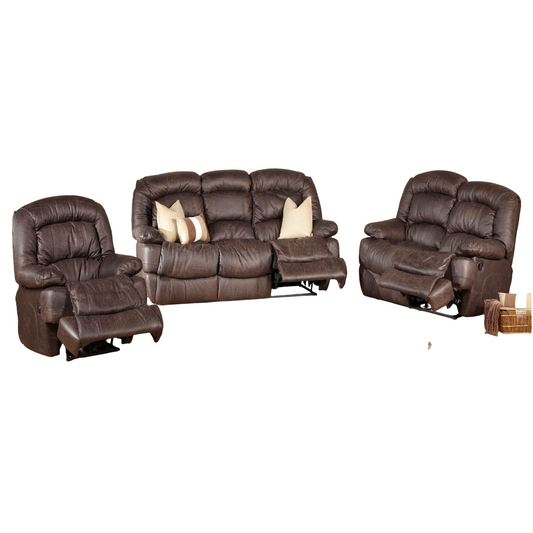 Alpine Avalon 3.2.1 5 Motion Lounge Suite - Genuine Leather