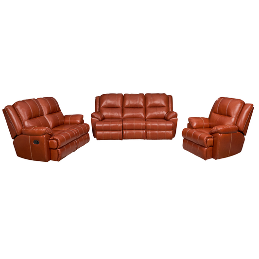 Baltimore 3.2.1 5 Motion Lounge Suite - Genuine Leather