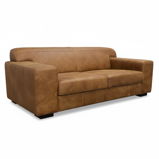 Barbados 3 Div Couch - Genuine Leather