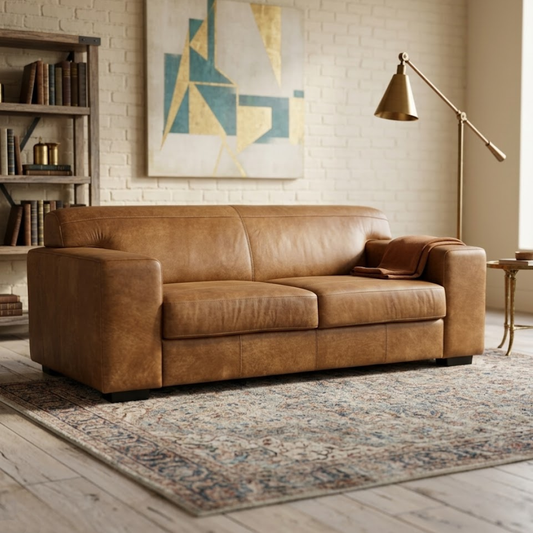 Barbados 3 Div Couch - Genuine Leather