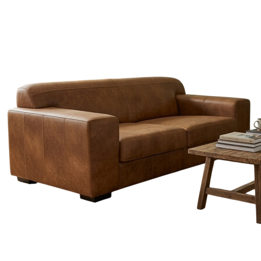 Barbados 3 Div Couch - Genuine Leather