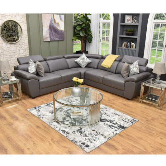 Caden 3 Piece Corner Lounge Suite -  Fabric