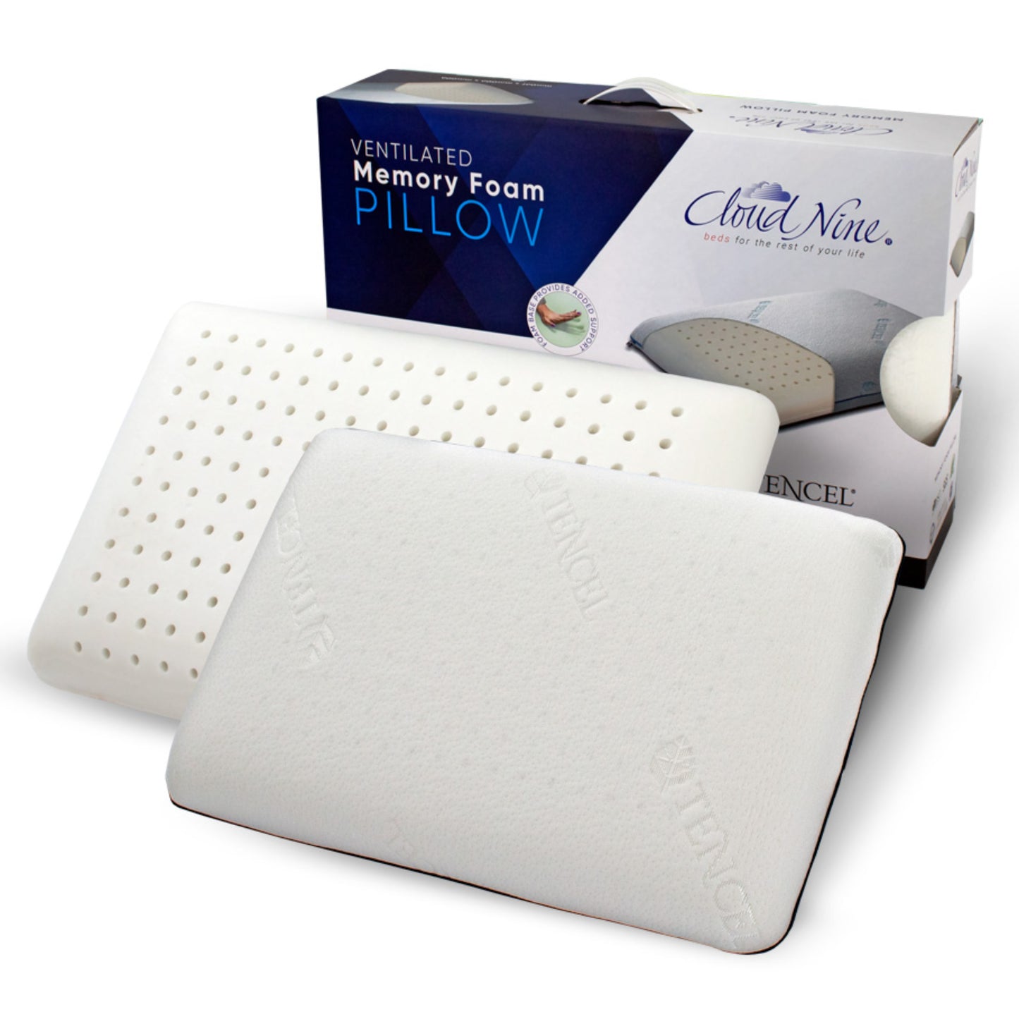 Cloud Nine Ventilated Memory Foam Pillow